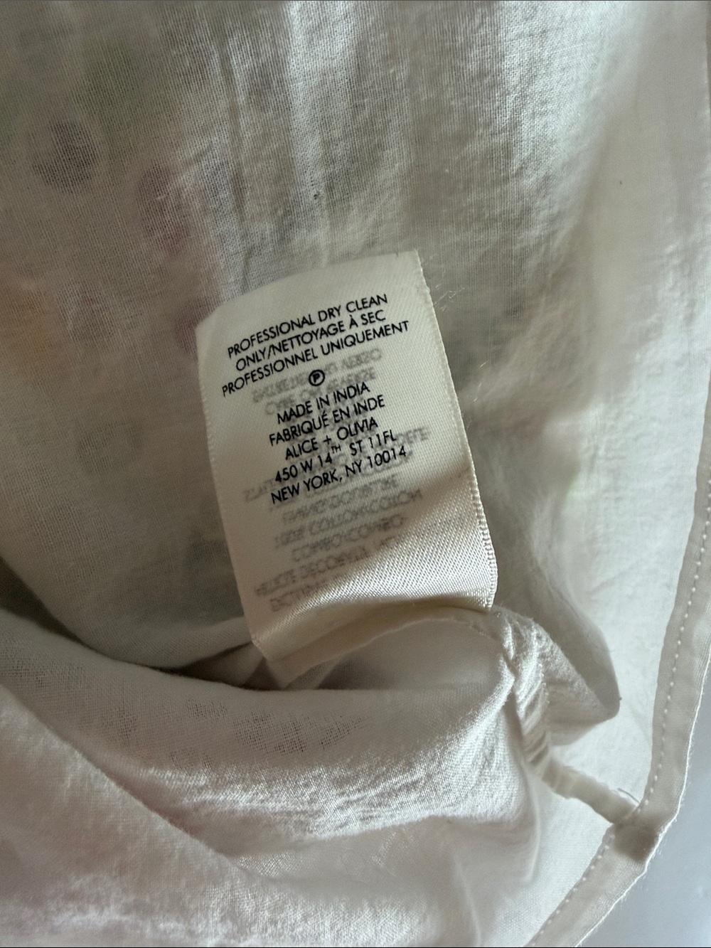 Alice + Olivia Rosette Floral Tulip Broderie Anglaise Cotton Mini Dress size 0 - Picture 10 of 12
